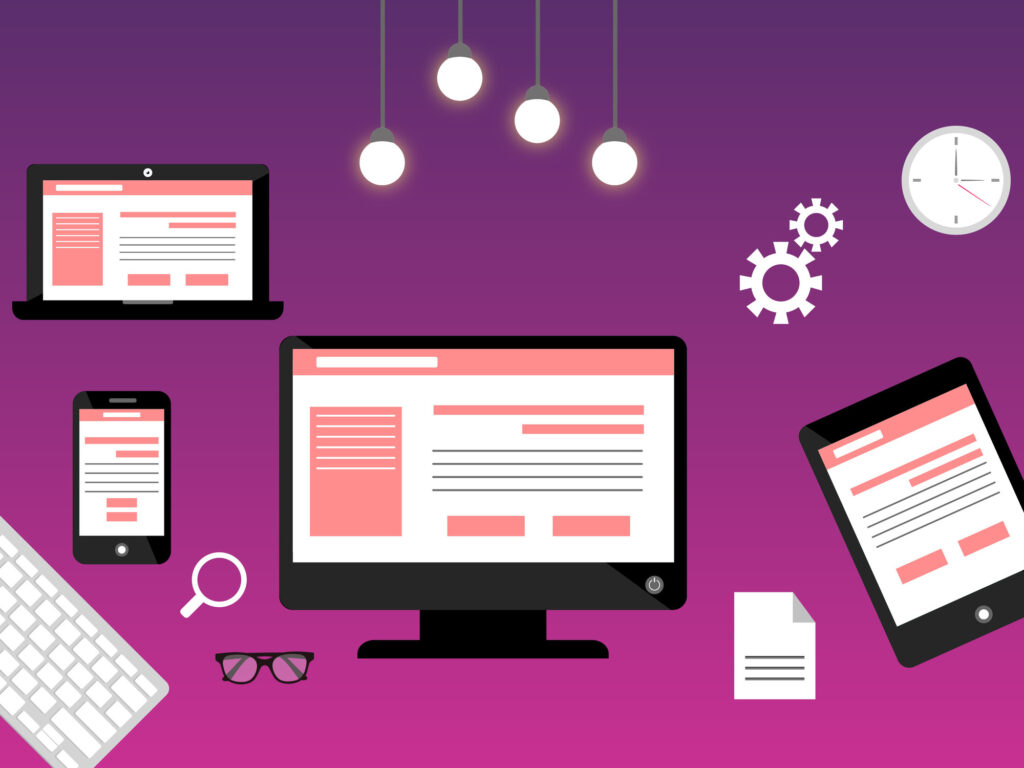 Responsive screen sizes.